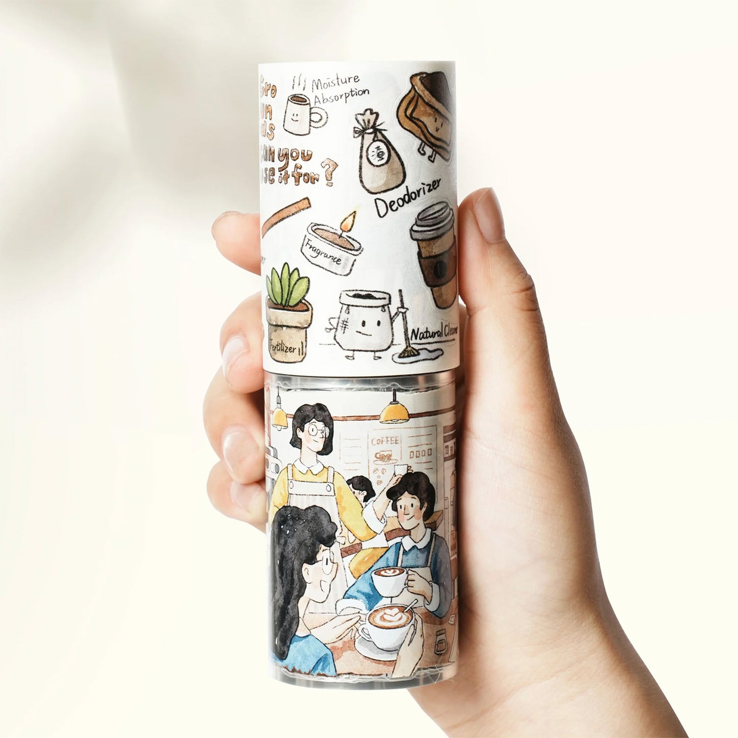 The Washi Tape Shop - Washi o PET Stickers WL - Life of Coffee