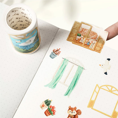 The Washi Tape Shop - Washi o PET Stickers WL - Pane & Simple
