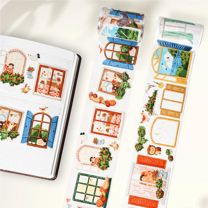 The Washi Tape Shop - Washi o PET Stickers WL - Pane & Simple