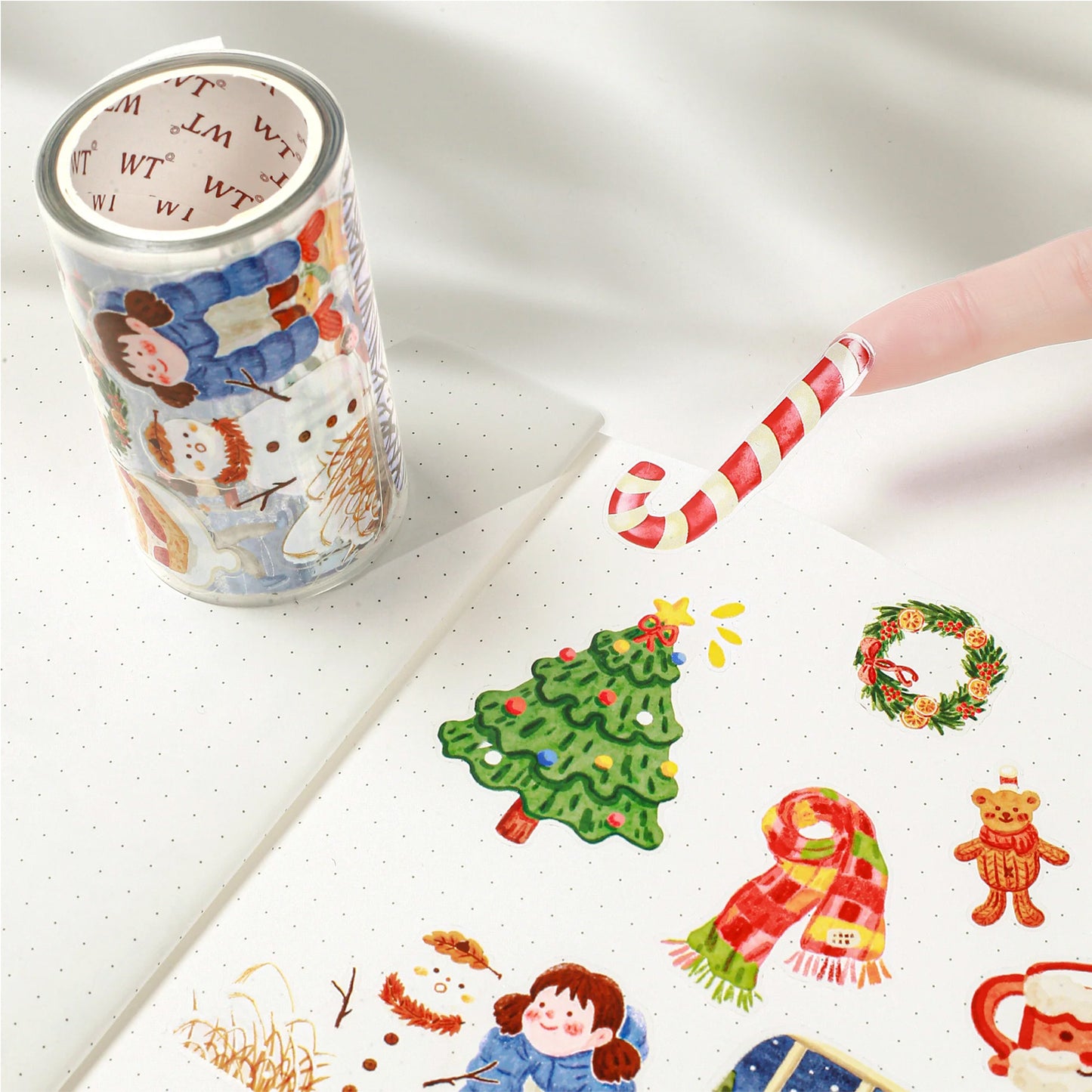 The Washi Tape Shop - Washi o PET Stickers WL - Reindeer's Journey