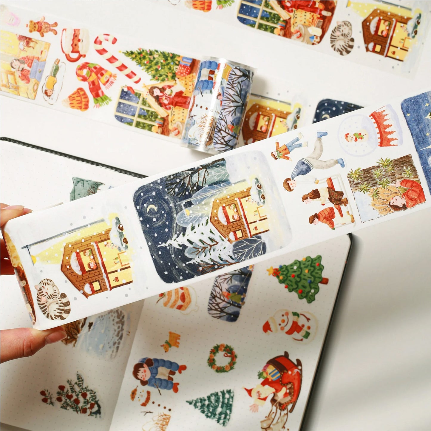 The Washi Tape Shop - Washi o PET Stickers WL - Reindeer's Journey