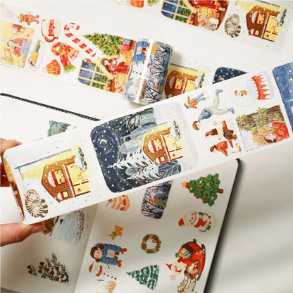 The Washi Tape Shop - Washi o PET Stickers WL - Reindeer's Journey