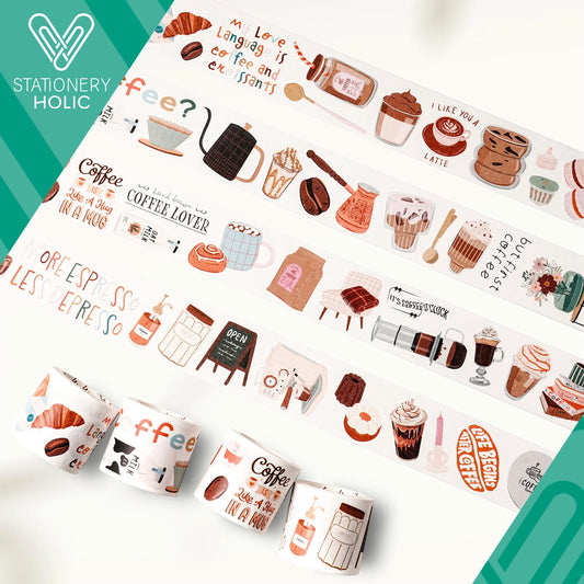 The Washi Tape Shop - Set Washi Stickers - Coffee?