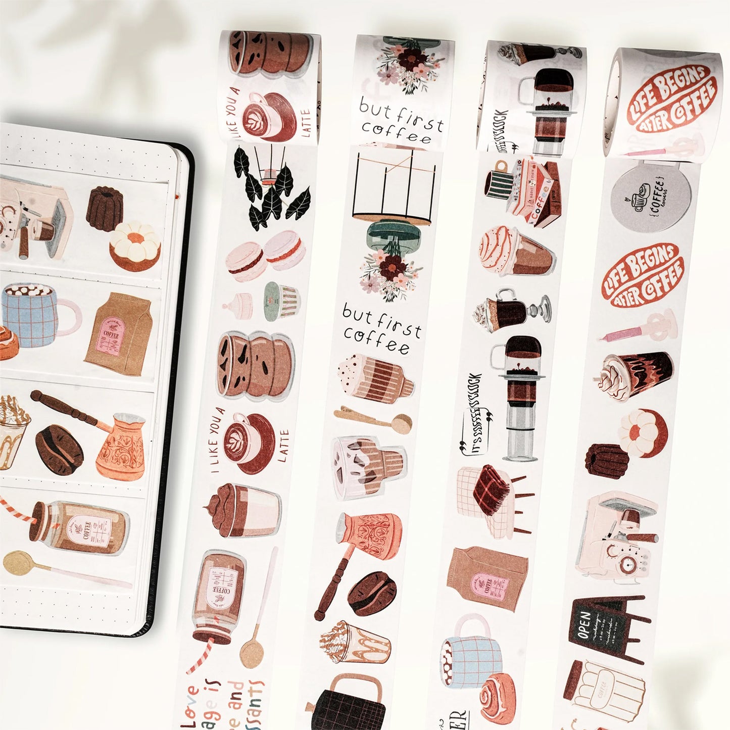 The Washi Tape Shop - Set Washi Stickers - Coffee?