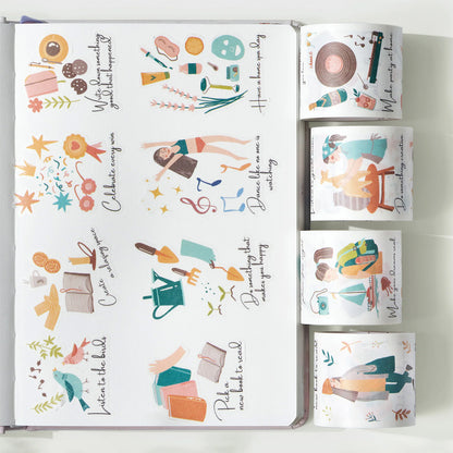 The Washi Tape Shop - Set Washi Stickers - Life's Essense