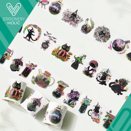 The Washi Tape Shop - Set Washi Stickers - Midnight Mischief