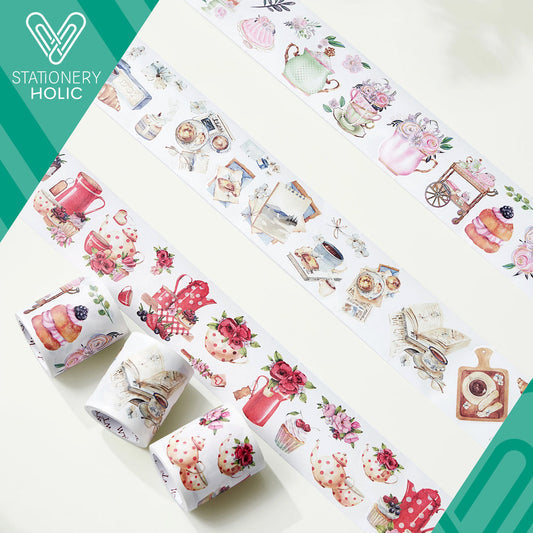 The Washi Tape Shop - Set Washi Stickers - Tea Temptations