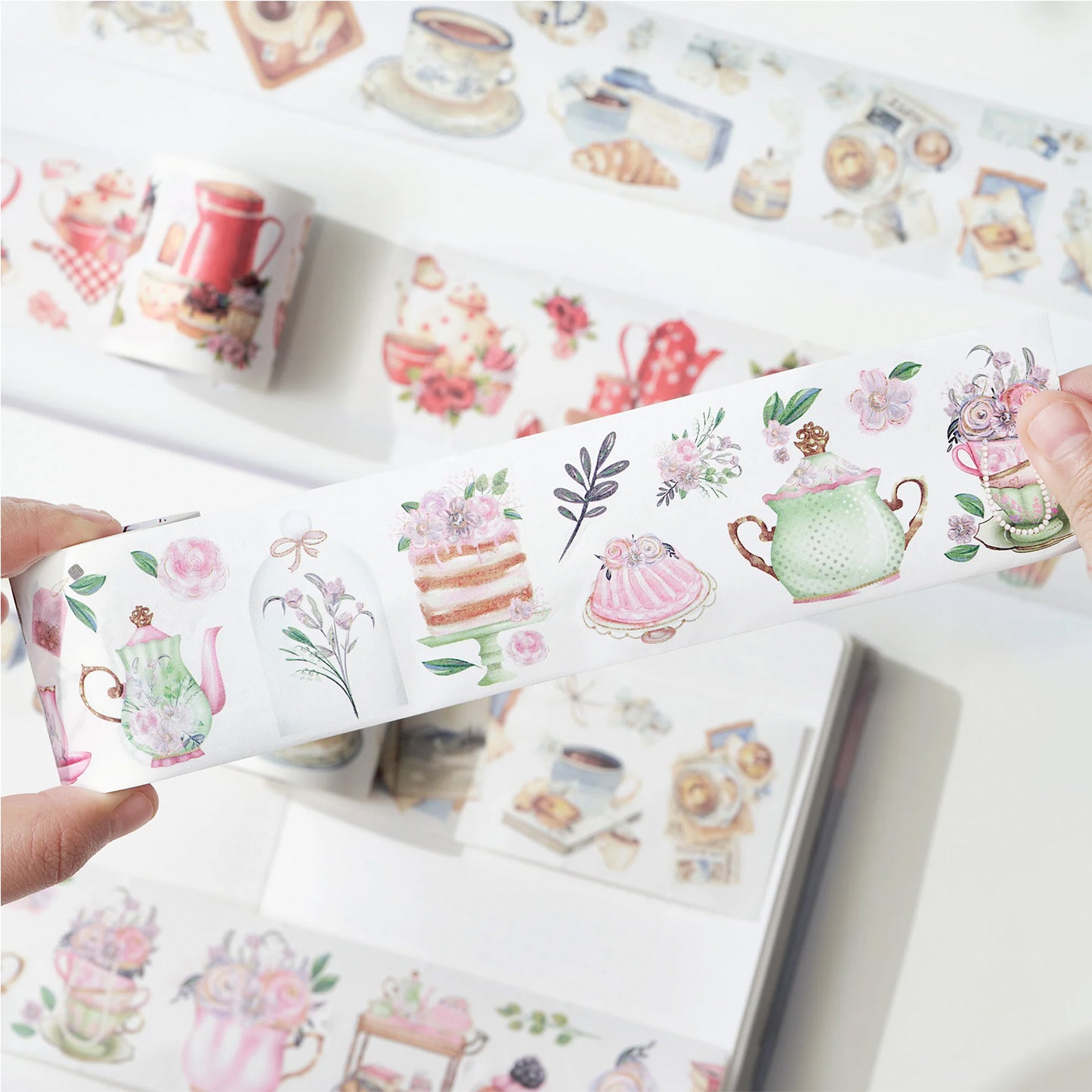 The Washi Tape Shop - Set Washi Stickers - Tea Temptations