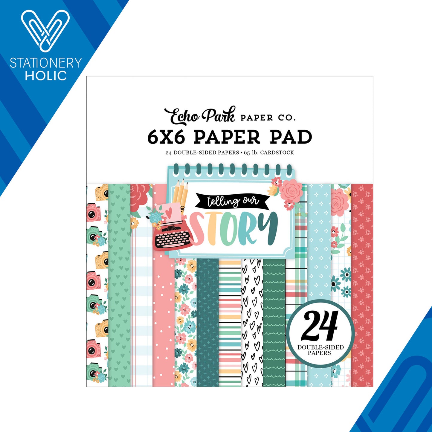 Echo Park - Bloc Papel 6 x 6 - Telling Our Story