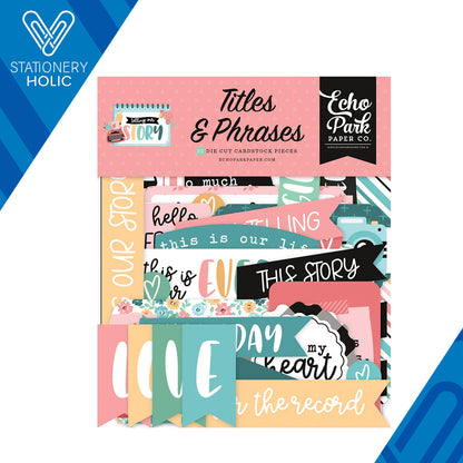 Echo Park - Ephemera Titles & Phrases - Telling Our Story