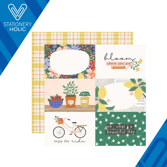 Simple Stories - Hoja Papel 12 x 12 - The Little Things - 4x6 Elements