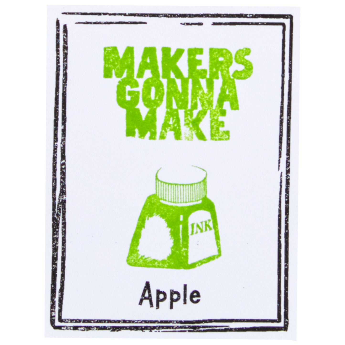 The Stamp Market - Almohadilla de Tinta Mini - Apple