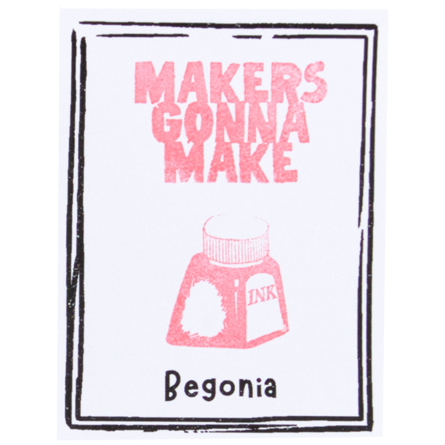 The Stamp Market - Almohadilla de Tinta Mini - Begonia