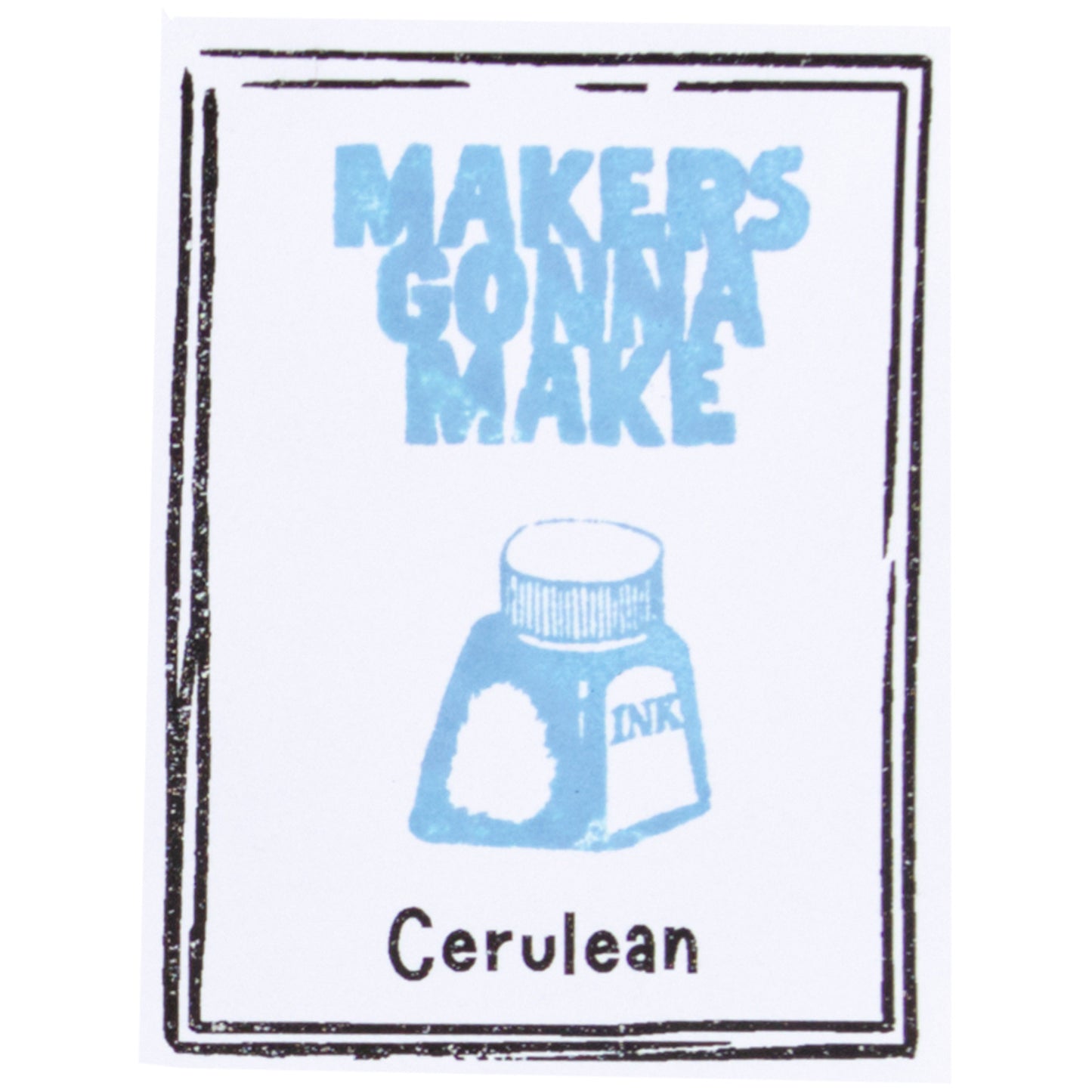 The Stamp Market - Almohadilla de Tinta Mini - Cerulean