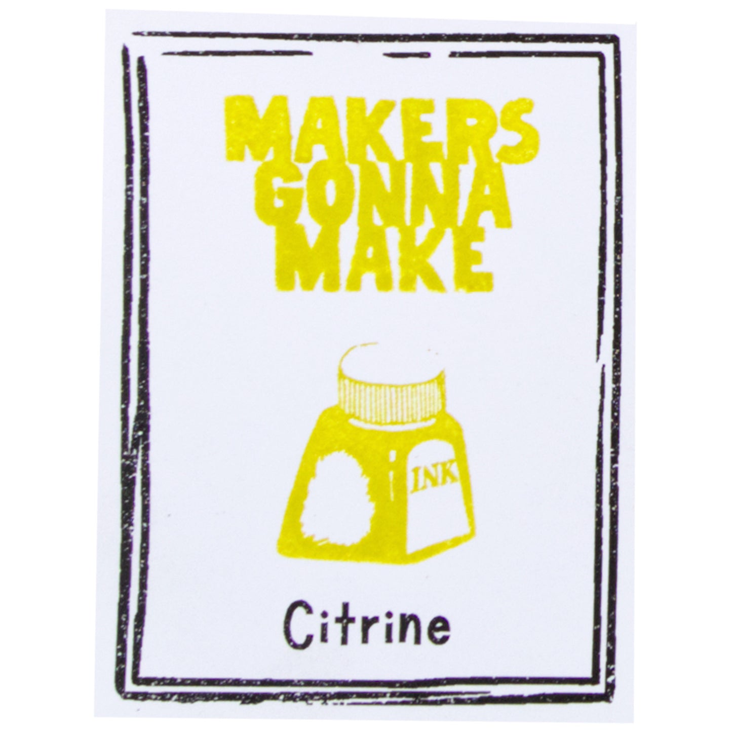The Stamp Market - Almohadilla de Tinta Mini - Citrine