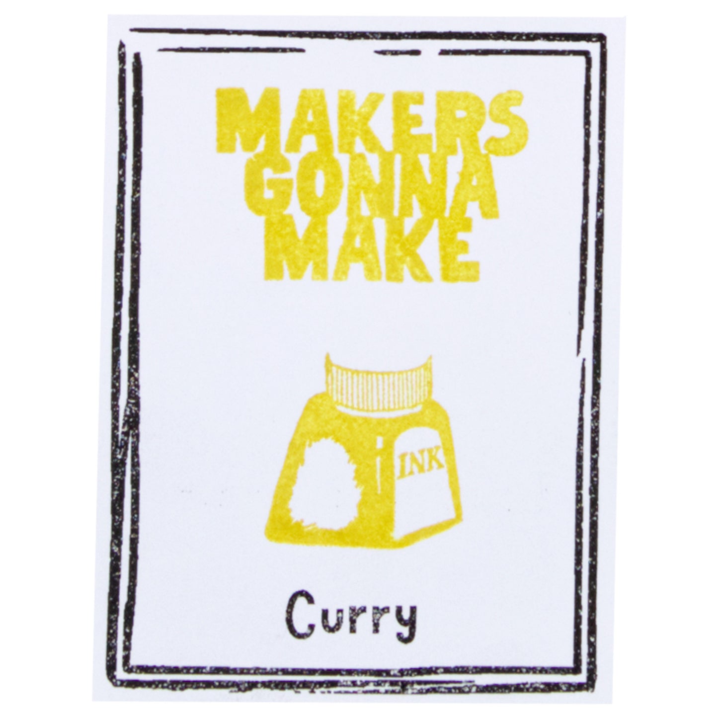 The Stamp Market - Almohadilla de Tinta Mini - Curry