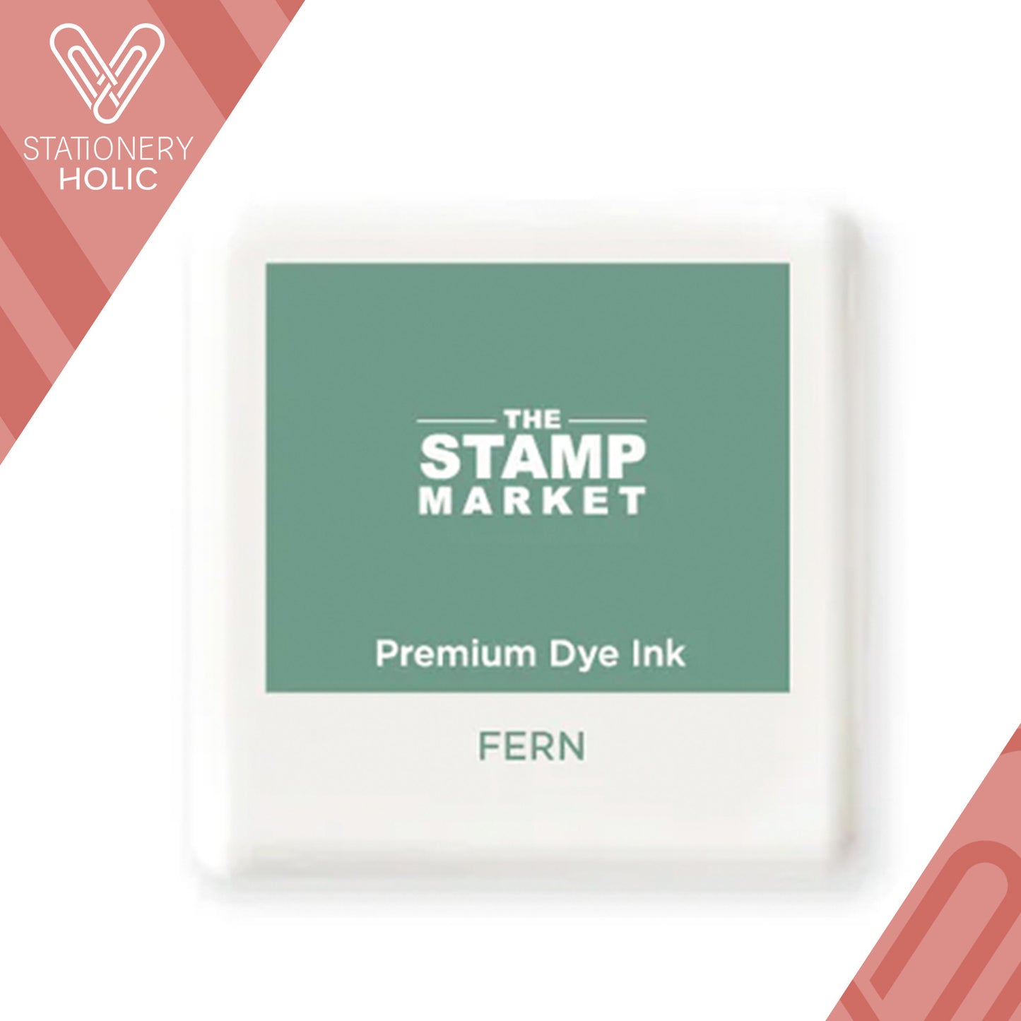 The Stamp Market - Almohadilla de Tinta Mini - Fern