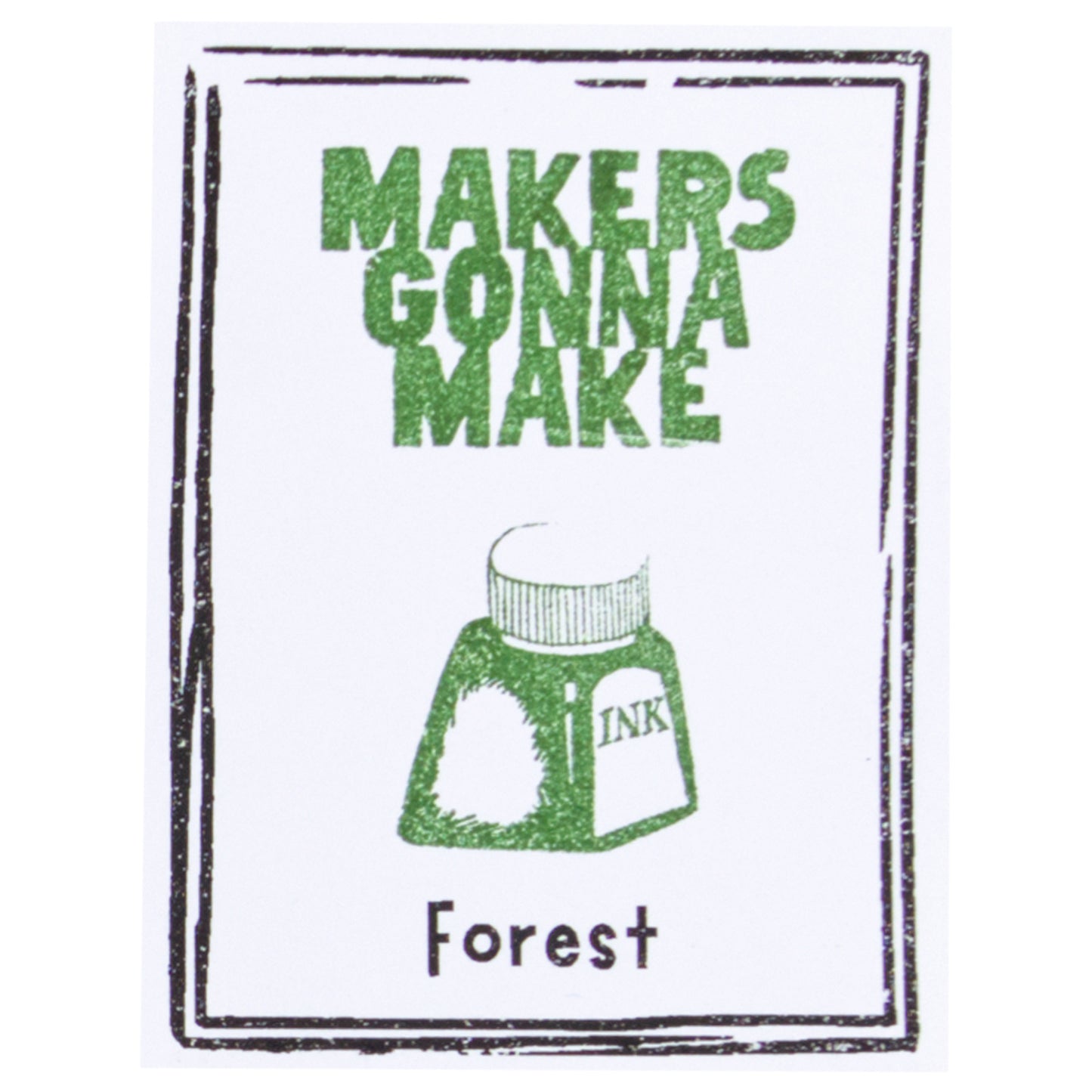 The Stamp Market - Almohadilla de Tinta Mini - Forest