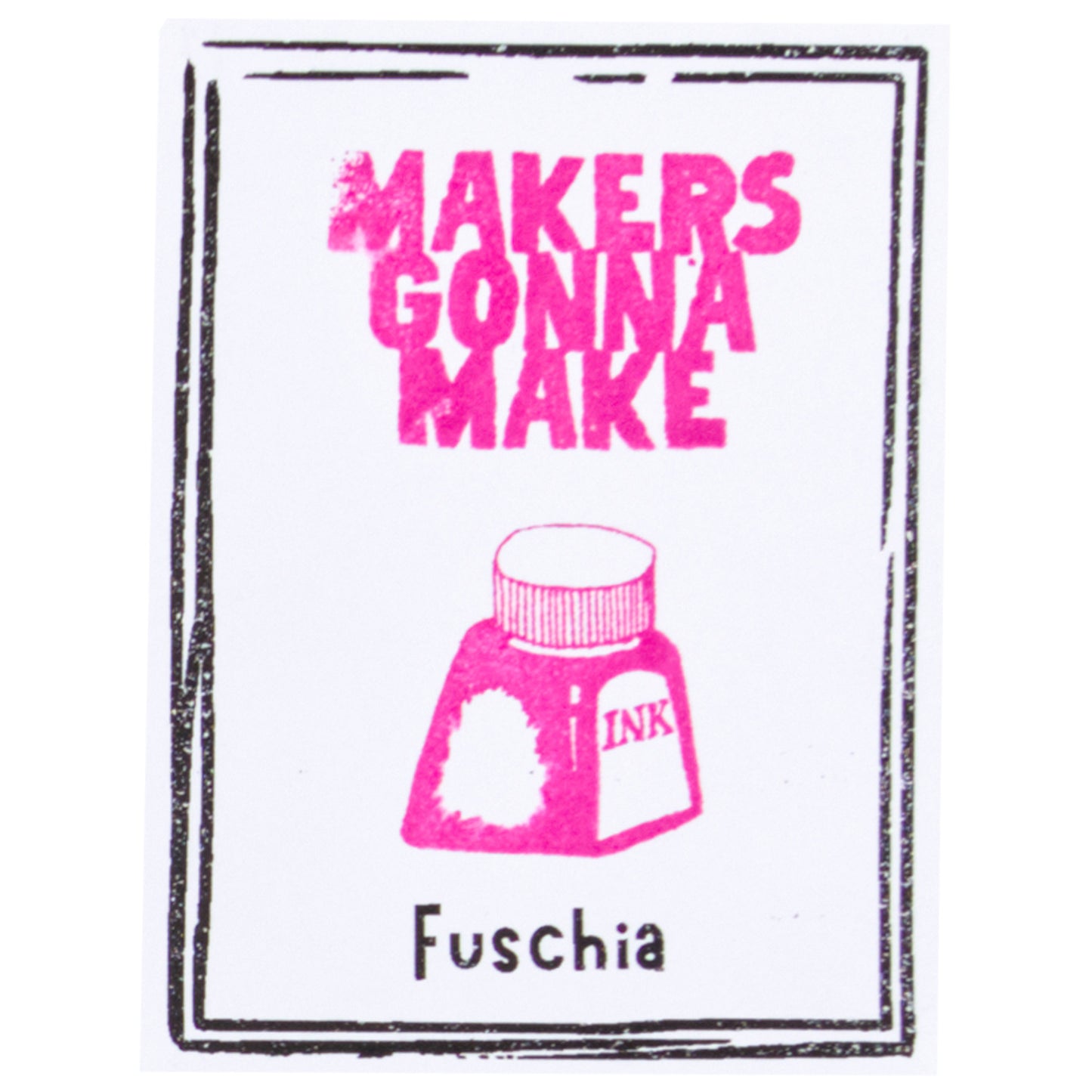 The Stamp Market - Almohadilla de Tinta Mini - Fuschia