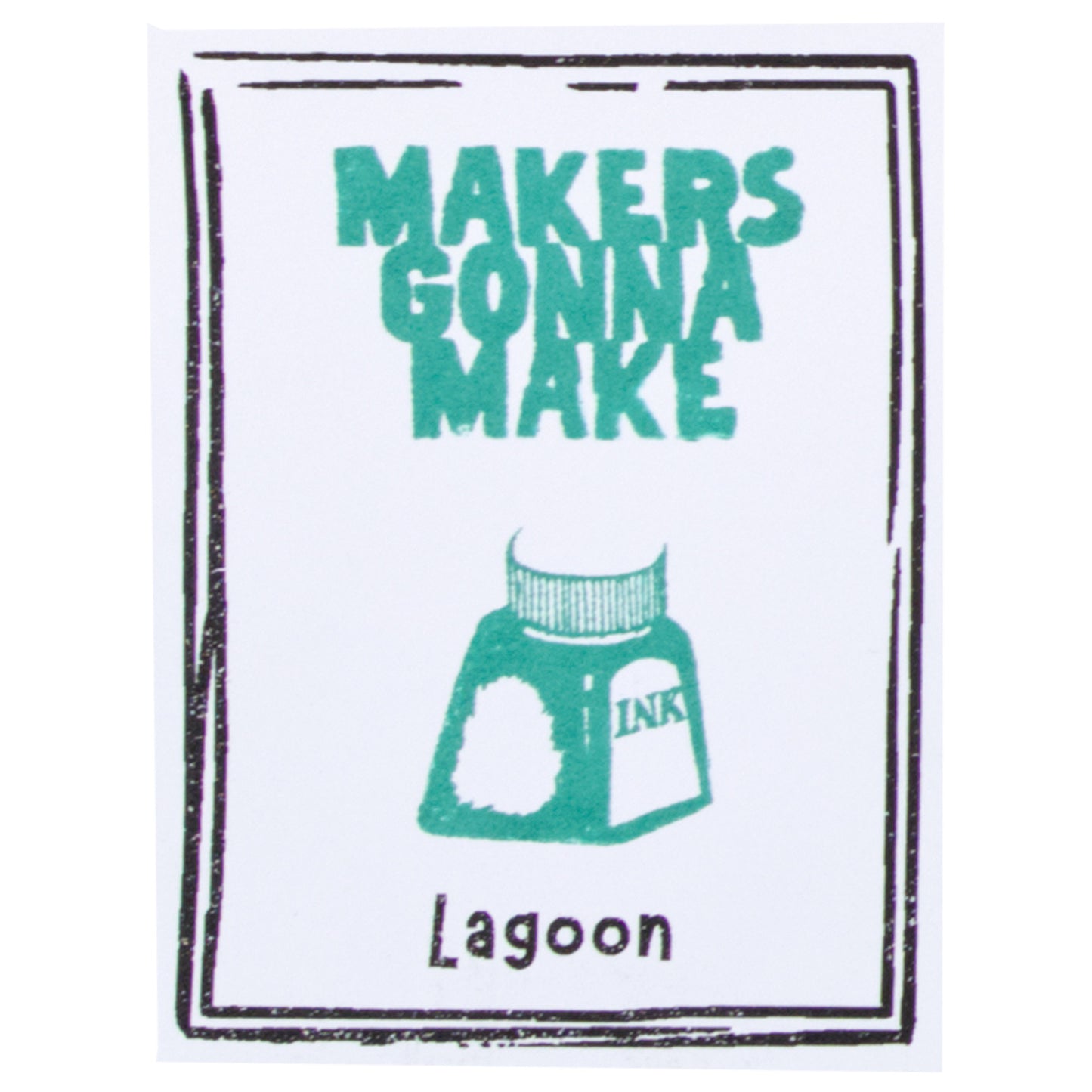 The Stamp Market - Almohadilla de Tinta Mini - Lagoon