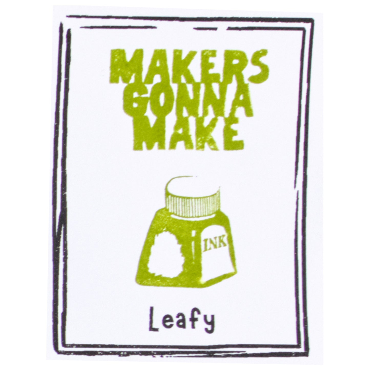 The Stamp Market - Almohadilla de Tinta Mini - Leafy