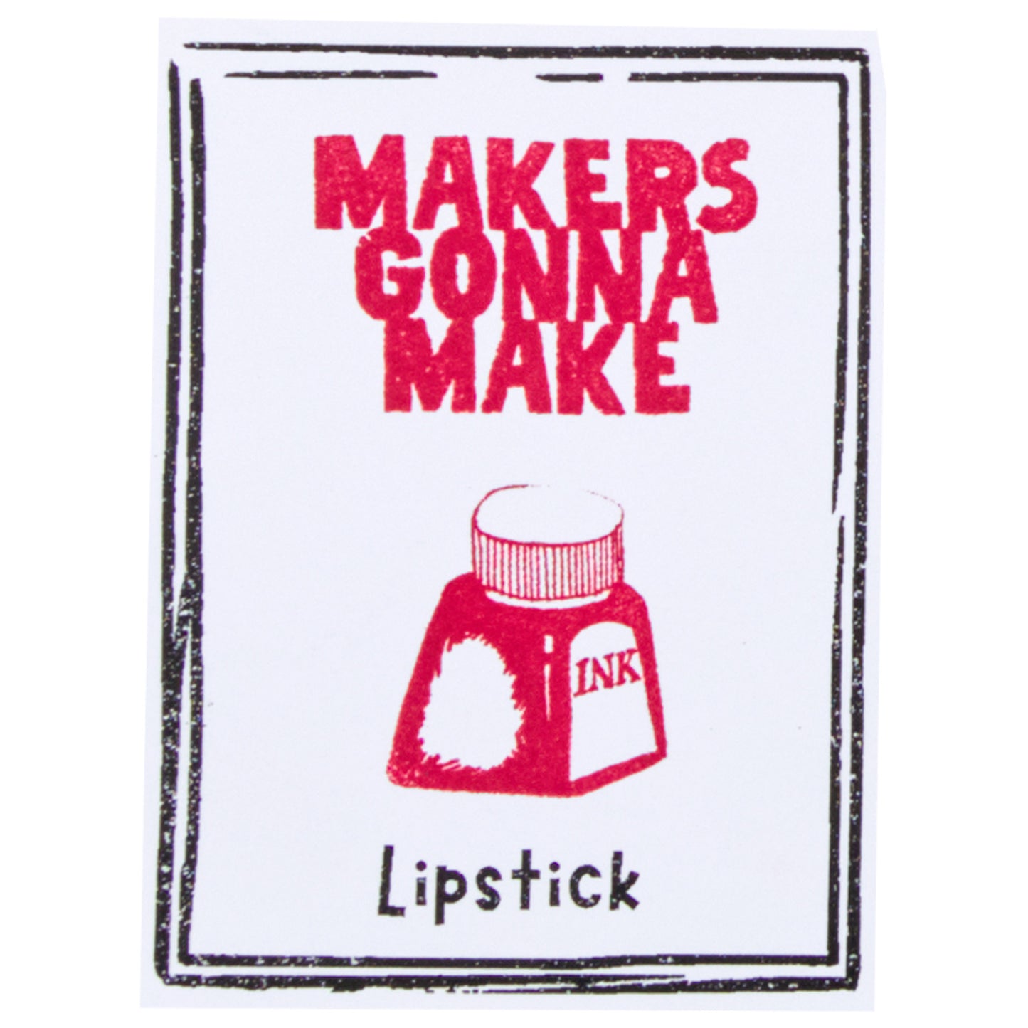 The Stamp Market - Almohadilla de Tinta Mini - Lipstick Red