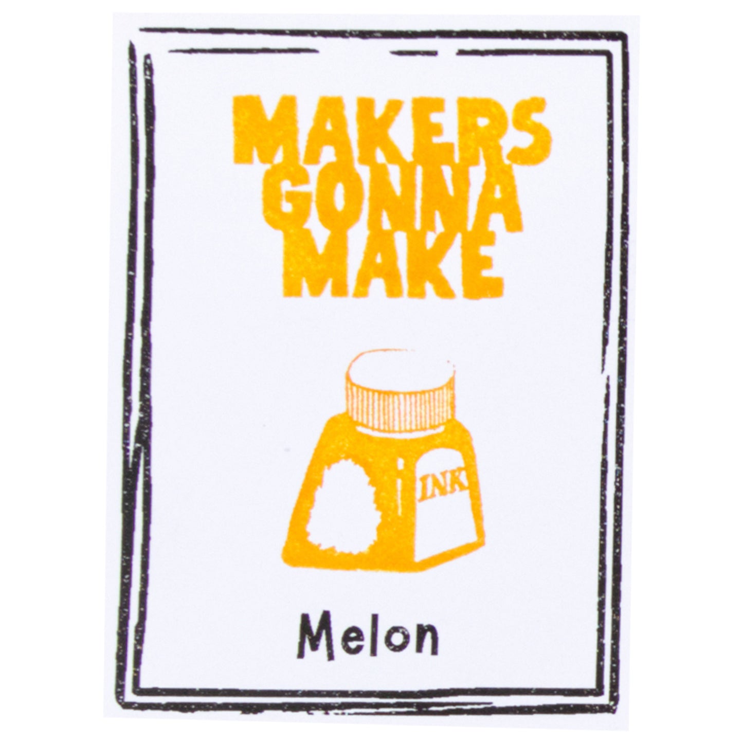 The Stamp Market - Almohadilla de Tinta Mini - Melon