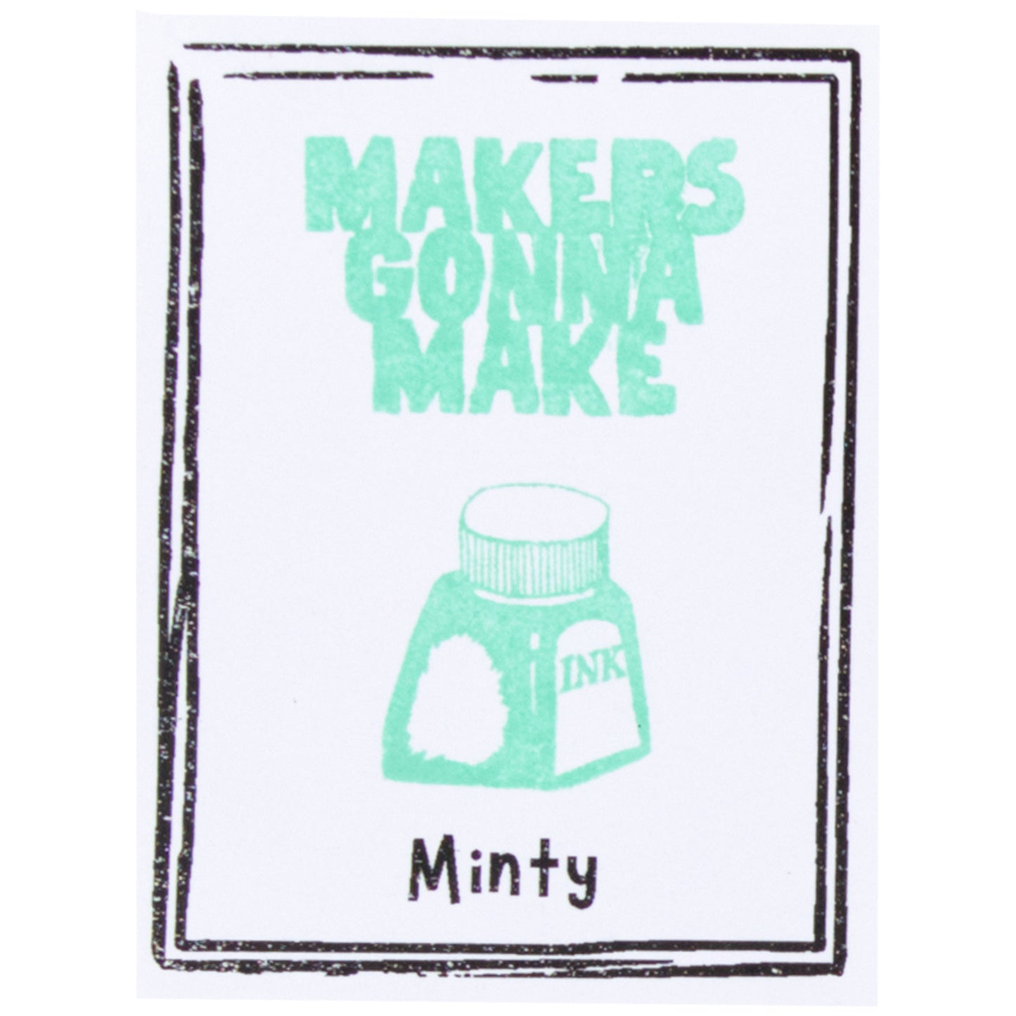 The Stamp Market - Almohadilla de Tinta Mini - Minty