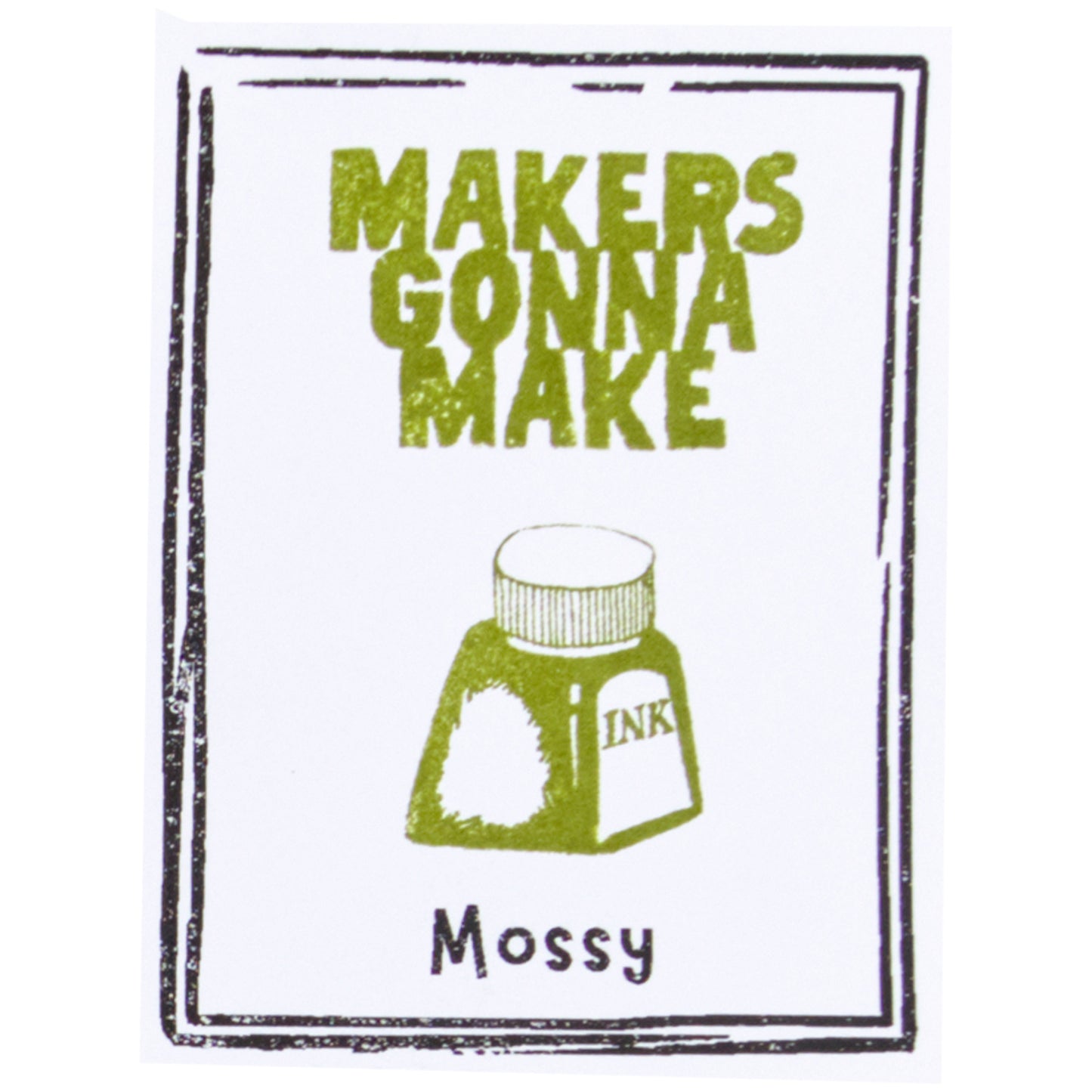 The Stamp Market - Almohadilla de Tinta Mini - Mossy