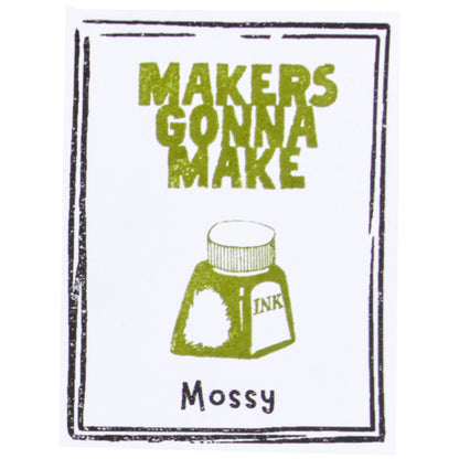 The Stamp Market - Almohadilla de Tinta Mini - Mossy