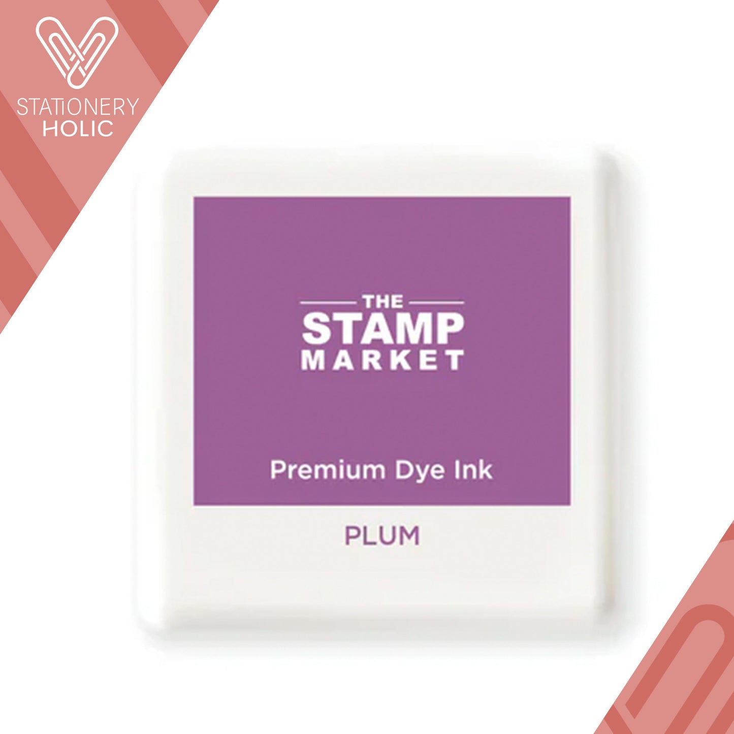 The Stamp Market - Almohadilla de Tinta Mini - Plum