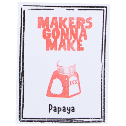 The Stamp Market - Almohadilla de Tinta Mini - Papaya