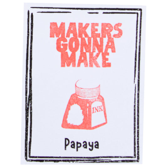 The Stamp Market - Almohadilla de Tinta Mini - Papaya