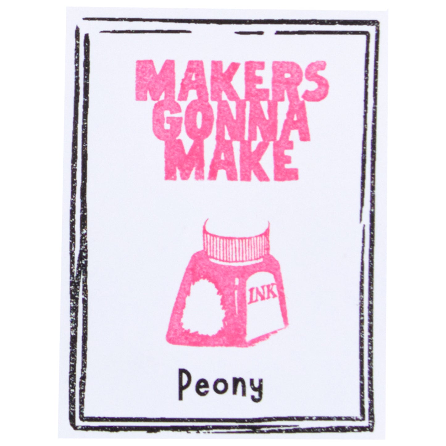 The Stamp Market - Almohadilla de Tinta Mini - Peony