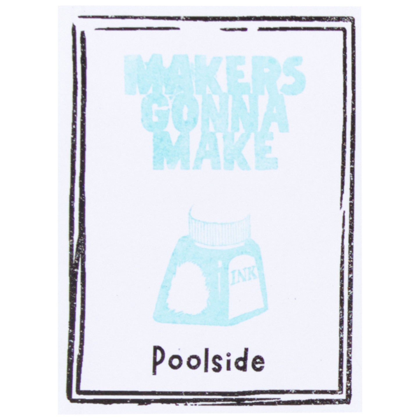 The Stamp Market - Almohadilla de Tinta Mini - Poolside