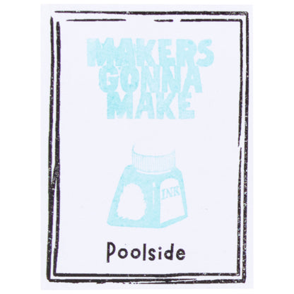 The Stamp Market - Almohadilla de Tinta Mini - Poolside