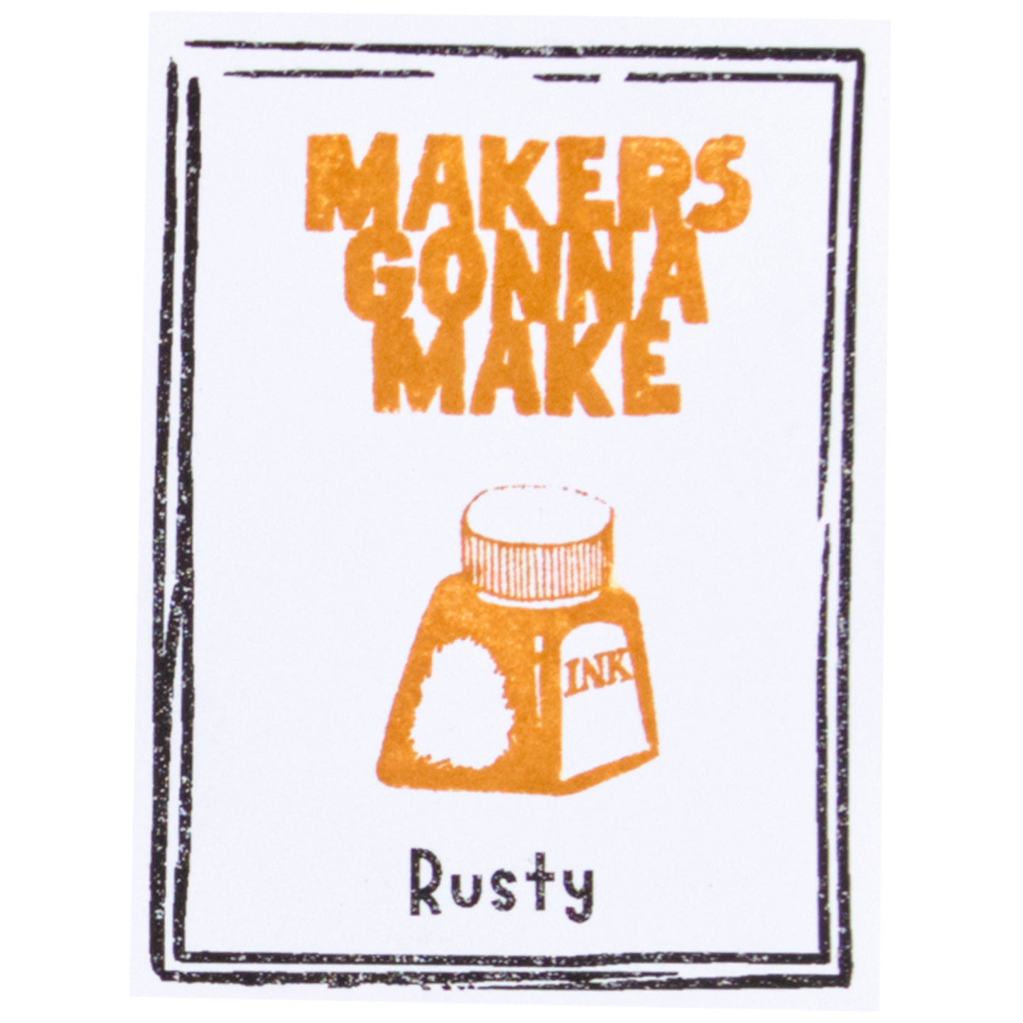 The Stamp Market - Almohadilla de Tinta Mini - Rusty