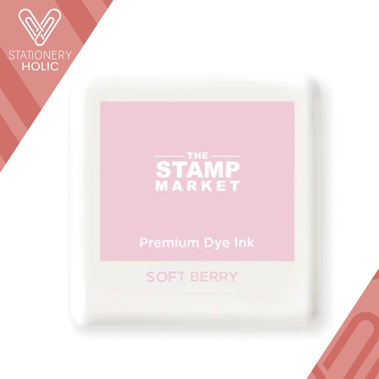 The Stamp Market - Almohadilla de Tinta Mini - Soft Berry
