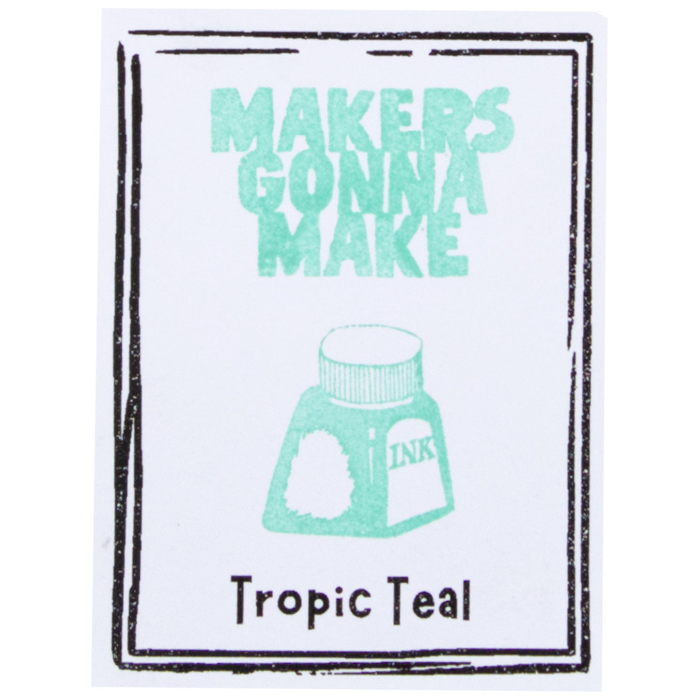 The Stamp Market - Almohadilla de Tinta Mini - Tropic Teal