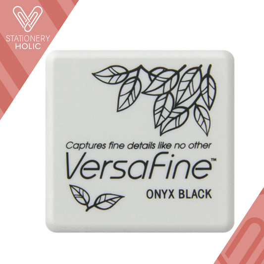 Tsukineko - Almohadilla Pequeña de Tinta Versafine - Onyx Black