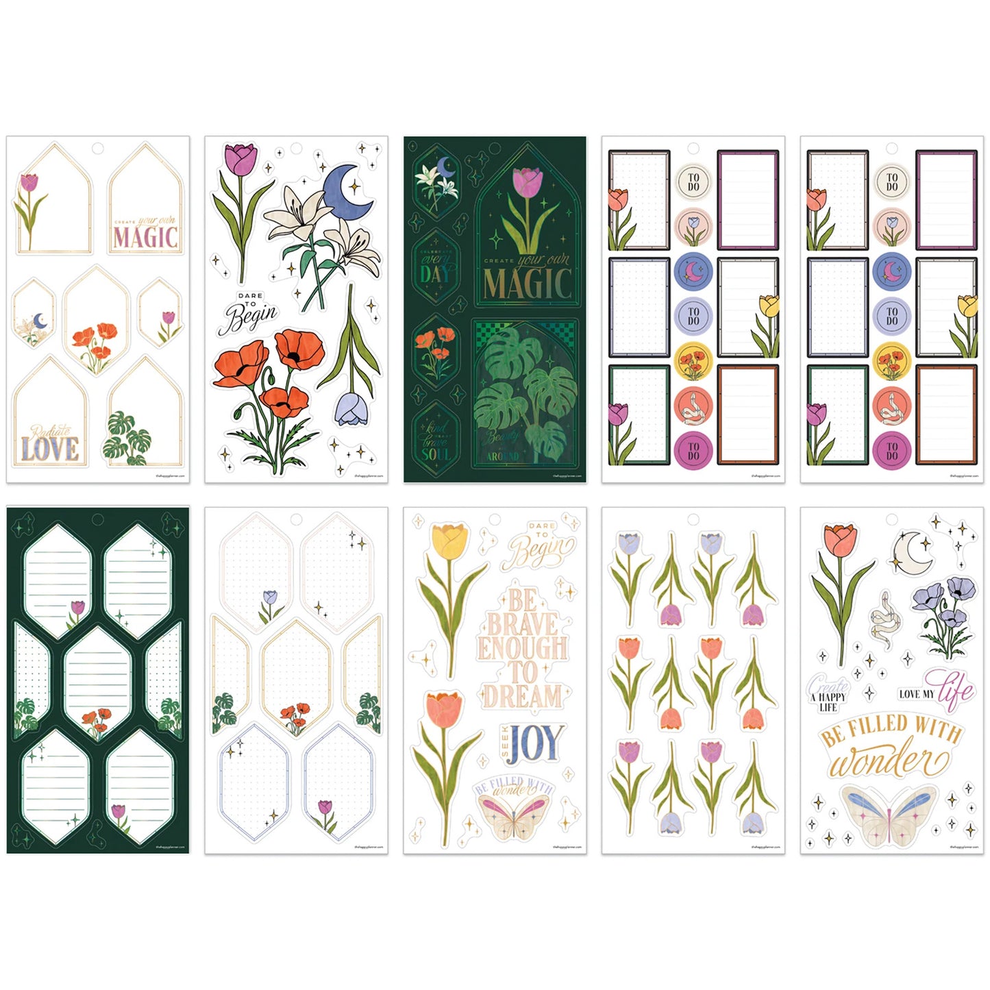 Happy Planner - Sticker Book - Tinted Mosaic