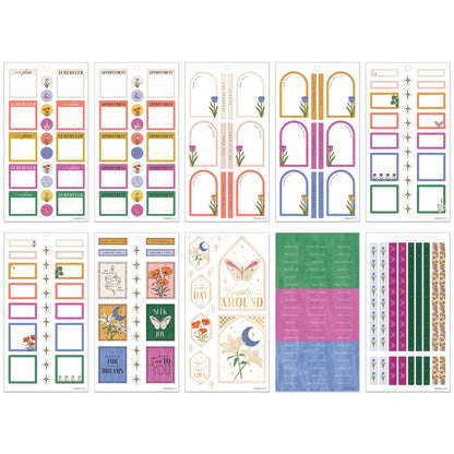 Happy Planner - Sticker Book - Tinted Mosaic