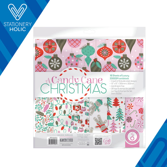 Tonic Studios - Colección 12 x 12 - A Candy Cane Christmas