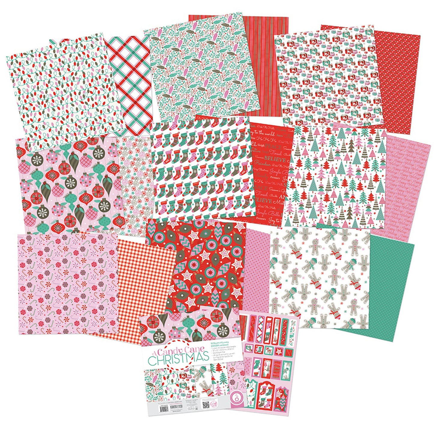 Tonic Studios - Colección 12 x 12 - A Candy Cane Christmas