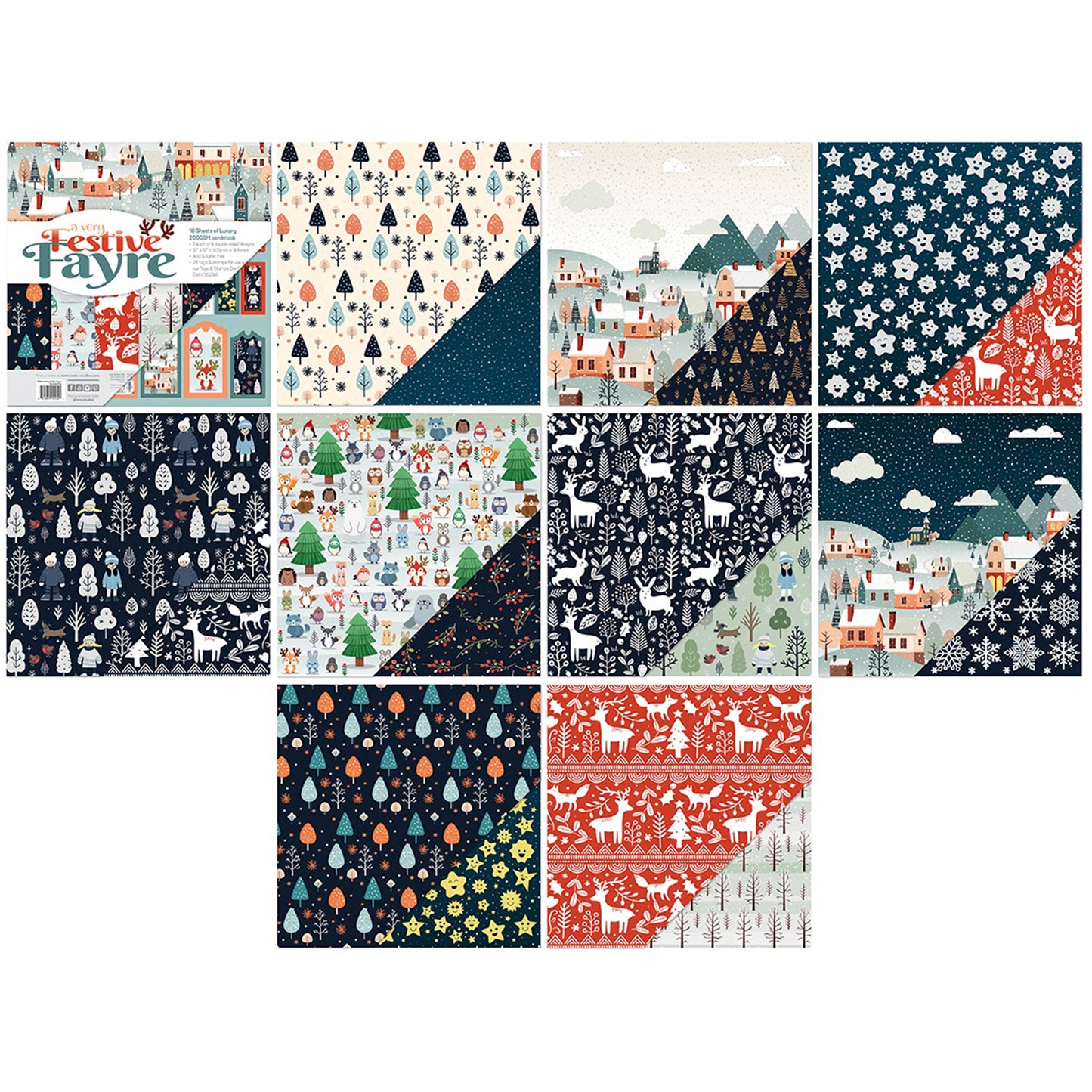Tonic Studios - Colección 12 x 12 - A Very Festive Fayre