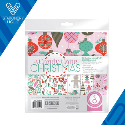 Tonic Studios - Colección 8 x 8 - A Candy Cane Christmas