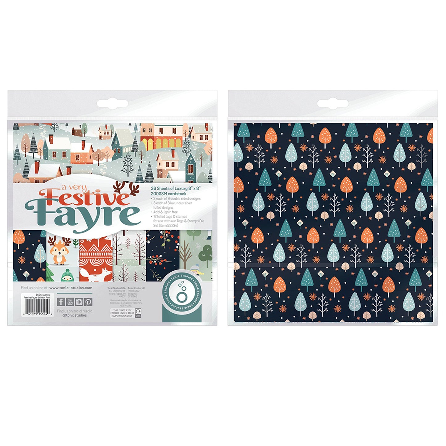 Tonic Studios - Colección 8 x 8 - A Very Festive Fayre