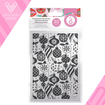 Tonic Studios - Embossing Folder - Bountiful Baubles