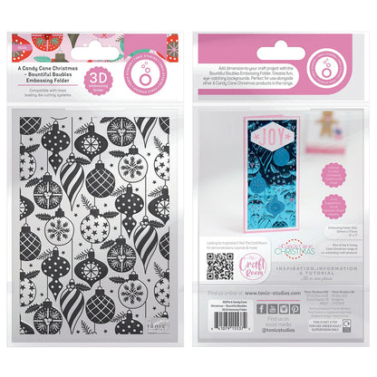 Tonic Studios - Embossing Folder - Bountiful Baubles