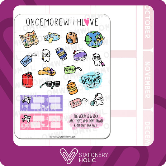 Once More With Love - Stickers - Travel the World